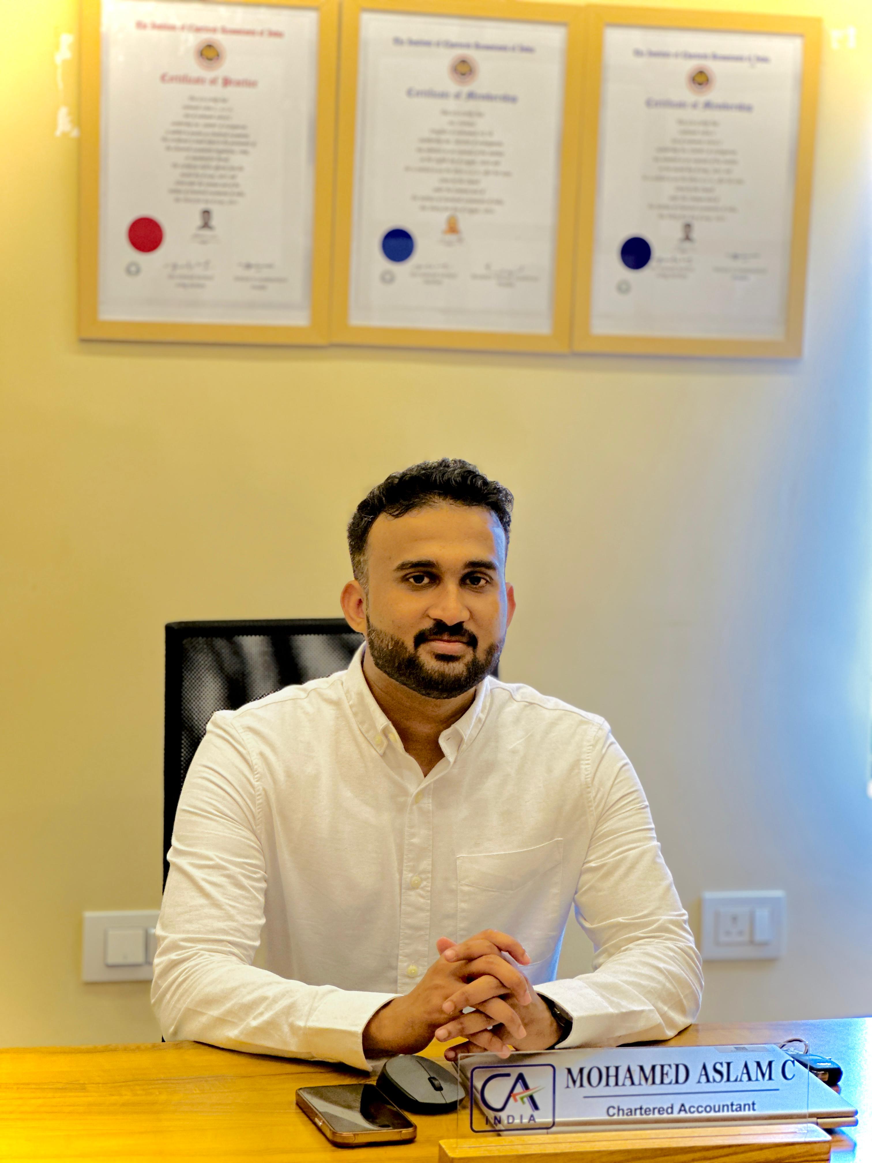Mohamed Aslam C (FCA)